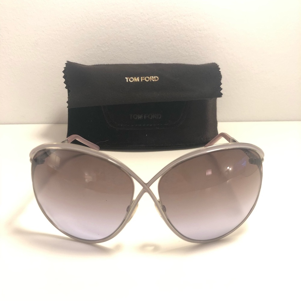 Tom Ford Sienna Light Violet/Gray Sunglasses
